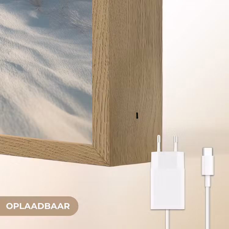 Lightbox - Wandlamp - Pad - Planken - Duinen - Gras — 7