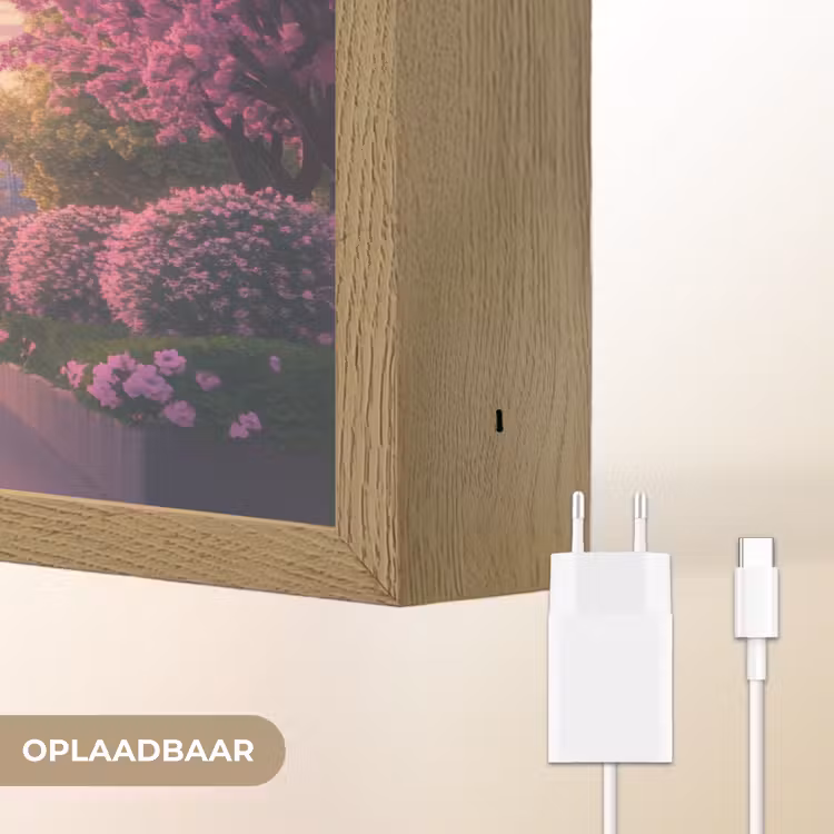 Lightbox - Wandlamp - Eiffeltoren - Parijs - Roze — 7