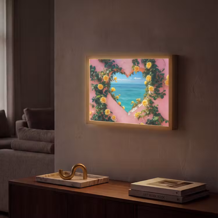 Lightbox - Wandlamp - Hart - Zee - Muur — 2
