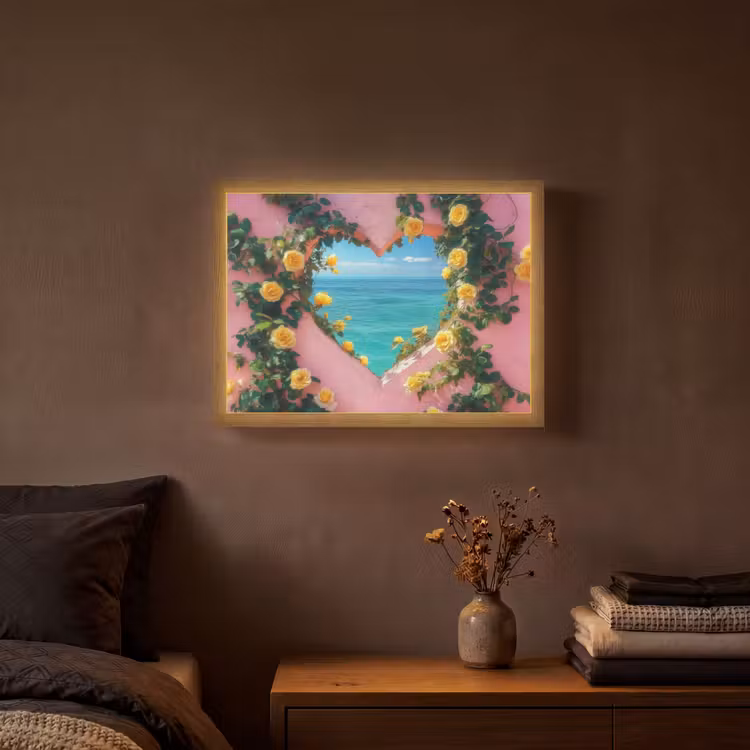 Lightbox - Wandlamp - Hart - Zee - Muur — 3