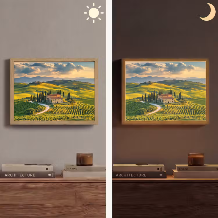 Lightbox - Wandlamp - Toscane - Landschap - Wijngaarden — 6