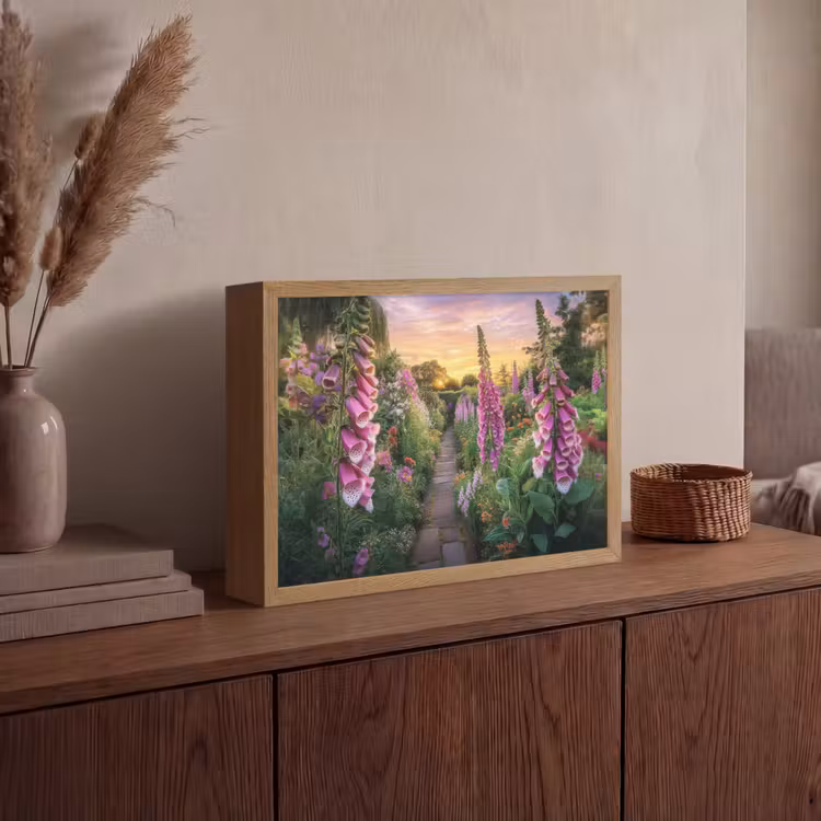 Lightbox - Wandlamp - Vingerhoedskruid - Bloemen - Tuin — 4
