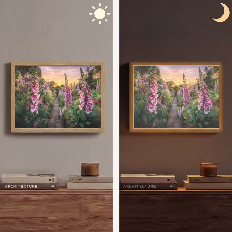 Lightbox - Wandlamp - Vingerhoedskruid - Bloemen - Tuin — 6