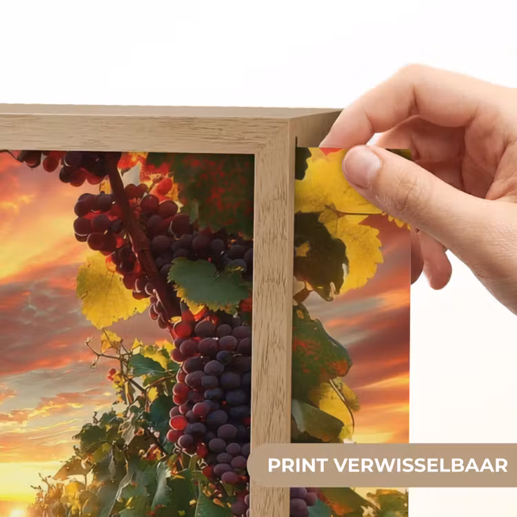 Lightbox - Wandlamp - Wijngaard - Druiven - Zonsondergang — 5