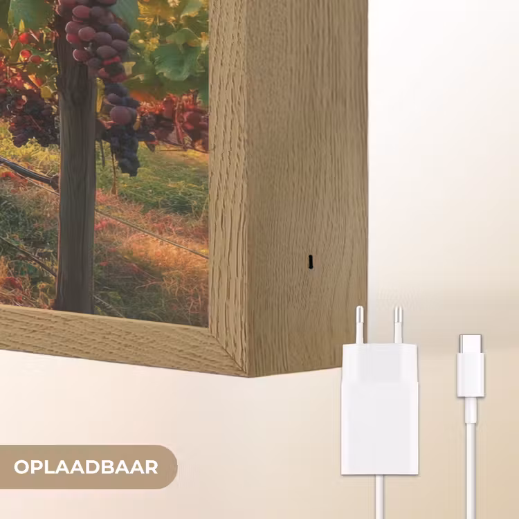 Lightbox - Wandlamp - Wijngaard - Druiven - Zonsondergang — 7