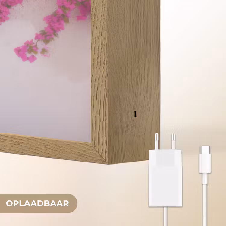 Lightbox - Wandlamp - Zee - Roze - Bloemen - Poort — 7