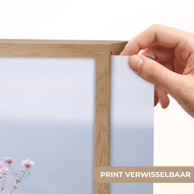 Lightbox - Wandlamp - Klif - Bloemen - Zee - Roze — 5