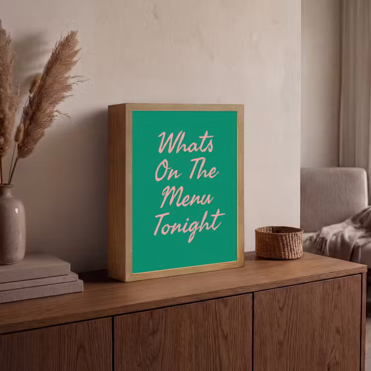 Lightbox - Wandlamp - Menu - Quote - Roze — 4