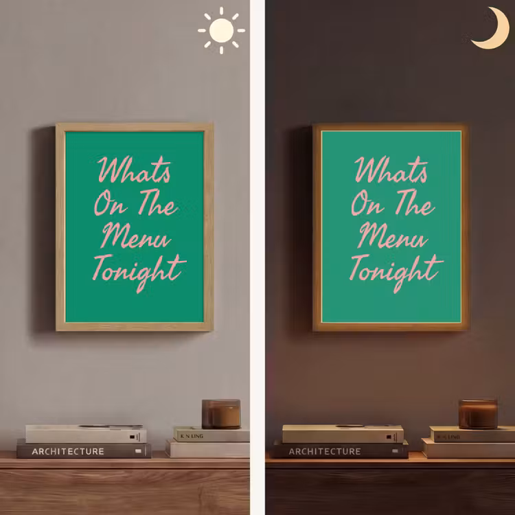 Lightbox - Wandlamp - Menu - Quote - Roze — 5