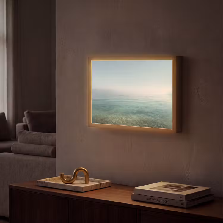 Lightbox - Wandlamp - Zee - Horizon - Blauw - Mist — 2