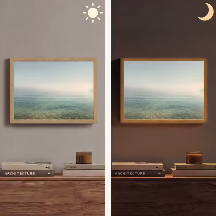 Lightbox - Wandlamp - Zee - Horizon - Blauw - Mist — 6