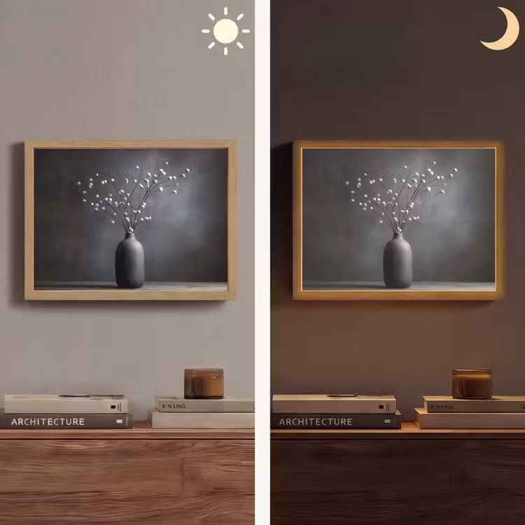 Lightbox - Wandlamp - Takken - Vaas - Bolletjes - Wit — 6