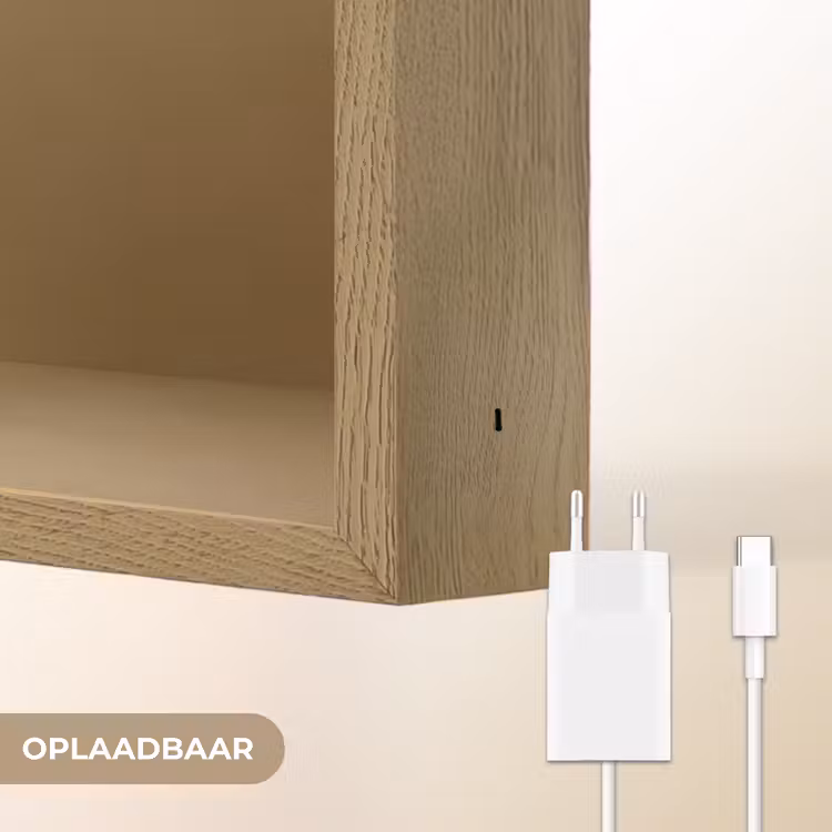 Lightbox - Wandlamp - Vaas - Olijftakken - Bladeren - Beige — 7