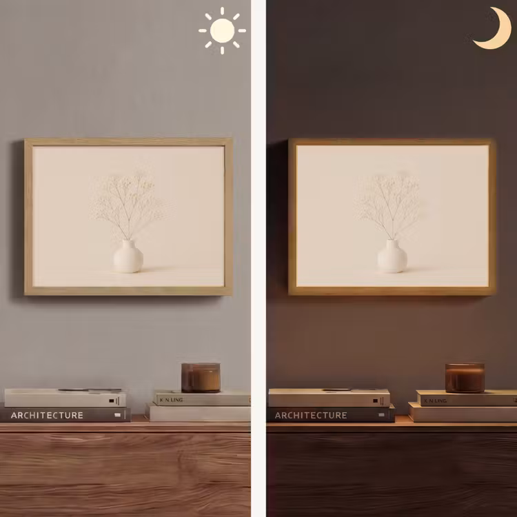 Lightbox - Wandlamp - Vaas - Takken - Bloemetjes - Wit — 6