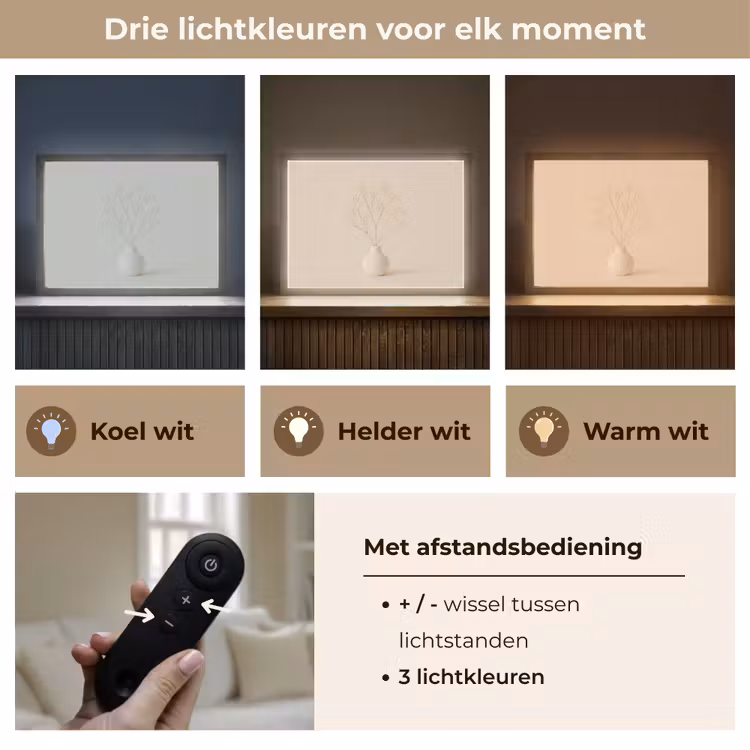 Lightbox - Wandlamp - Vaas - Takken - Bloemetjes - Wit — 8