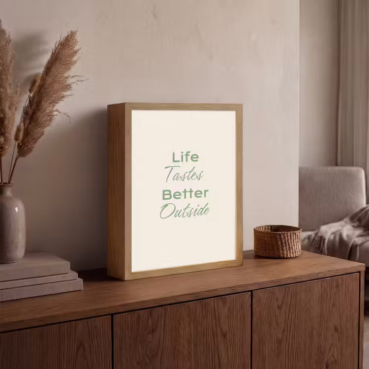 Lightbox - Wandlamp - Tekst - Sierlijk - Letters - Groen — 4