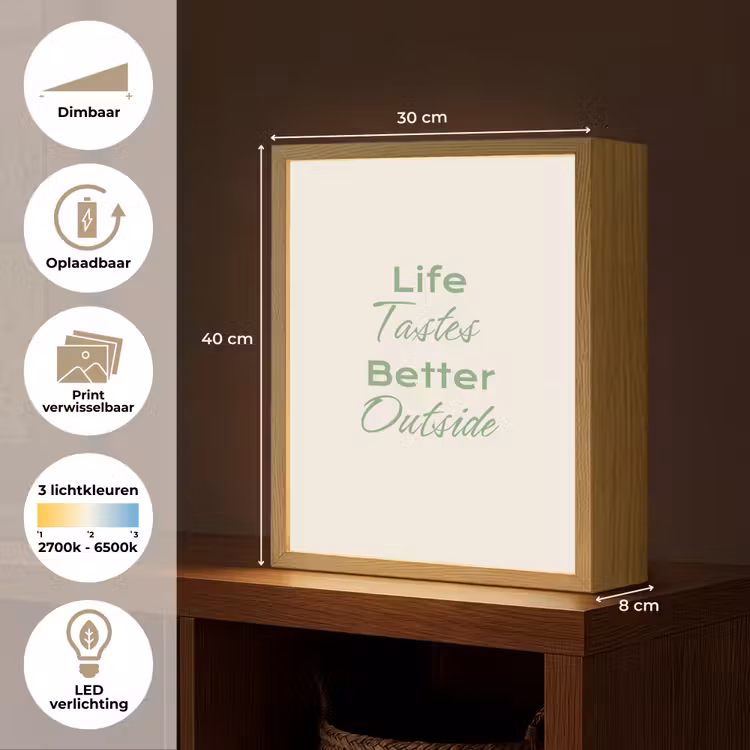 Lightbox - Wandlamp - Tekst - Sierlijk - Letters - Groen — 9