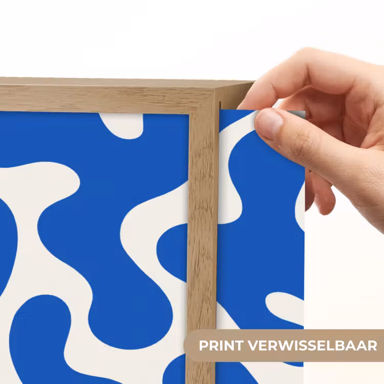 Lightbox - Wandlamp - Vormen - Abstract - Blauw - Golven — 5