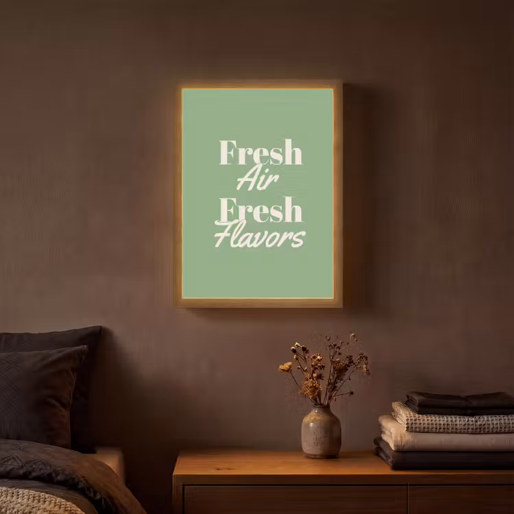 Lightbox - Wandlamp - Tekst - Groen - Sierlijk - Letters — 3