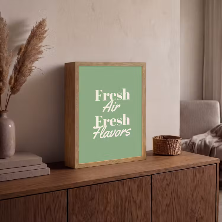Lightbox - Wandlamp - Tekst - Groen - Sierlijk - Letters — 4