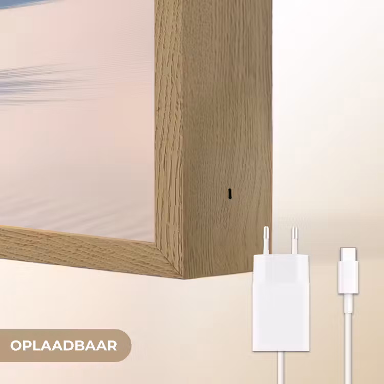 Lightbox - Wandlamp - Duinen - Gras - Wolken - Beige — 7