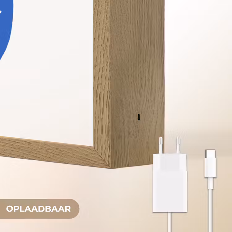 Lightbox - Wandlamp - Handen - Twee - Ogen - Blauw — 7