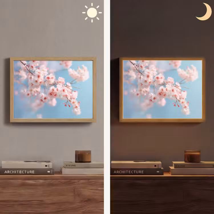 Lightbox - Wandlamp - Takken - Bloesems - Roze — 6