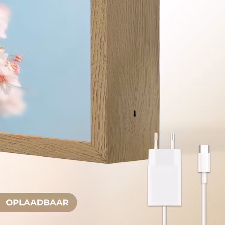 Lightbox - Wandlamp - Takken - Bloesems - Roze — 7
