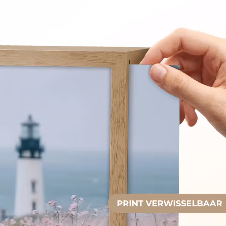 Lightbox - Wandlamp - Vuurtoren - Klif - Zee - Bloemen — 5