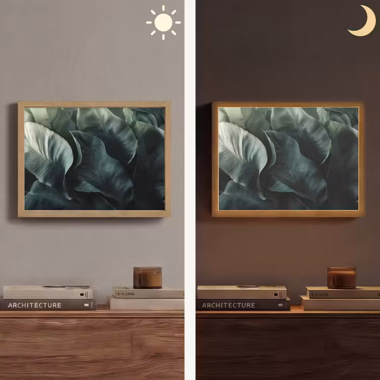 Lightbox - Wandlamp - Groen - Bladeren - Glad - Nerven — 6