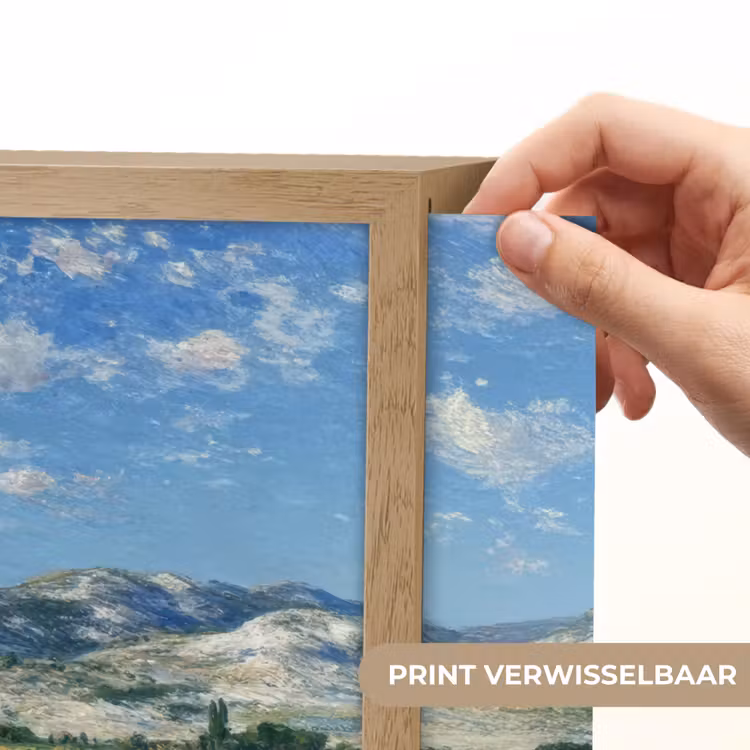 Lightbox - Wandlamp - Landschap - Strobalen - Bergen - Wolken — 5