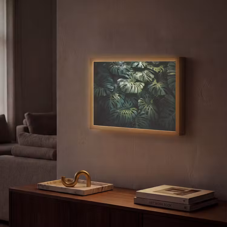 Lightbox - Wandlamp - Plant - Monstera - Lichtinval — 2