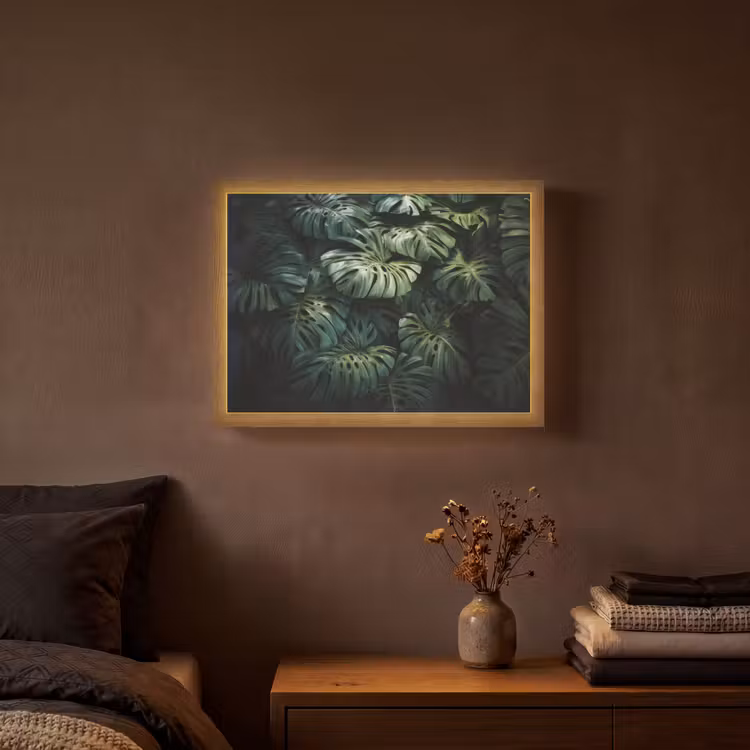 Lightbox - Wandlamp - Plant - Monstera - Lichtinval — 3