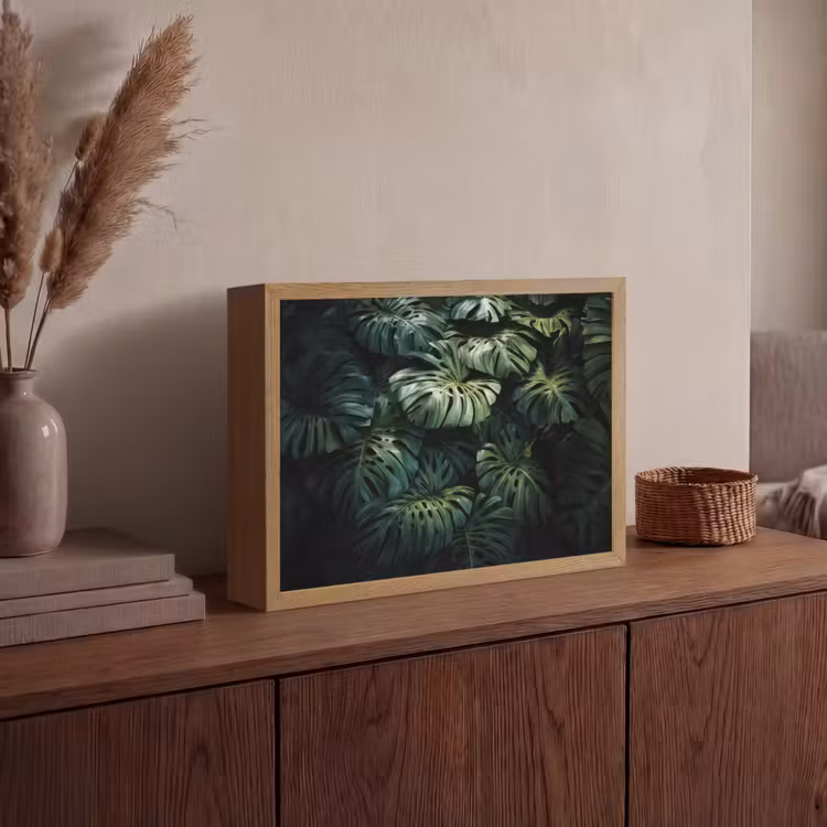 Lightbox - Wandlamp - Plant - Monstera - Lichtinval — 4