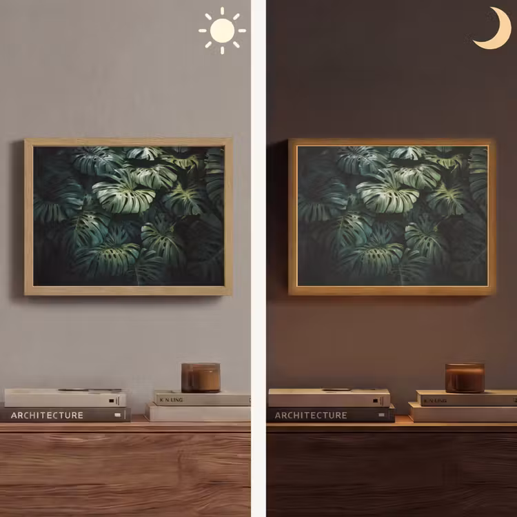 Lightbox - Wandlamp - Plant - Monstera - Lichtinval — 6