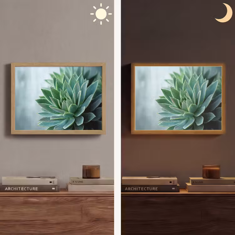 Lightbox - Wandlamp - Vetplant - Bladeren - Groen - Wazig — 6