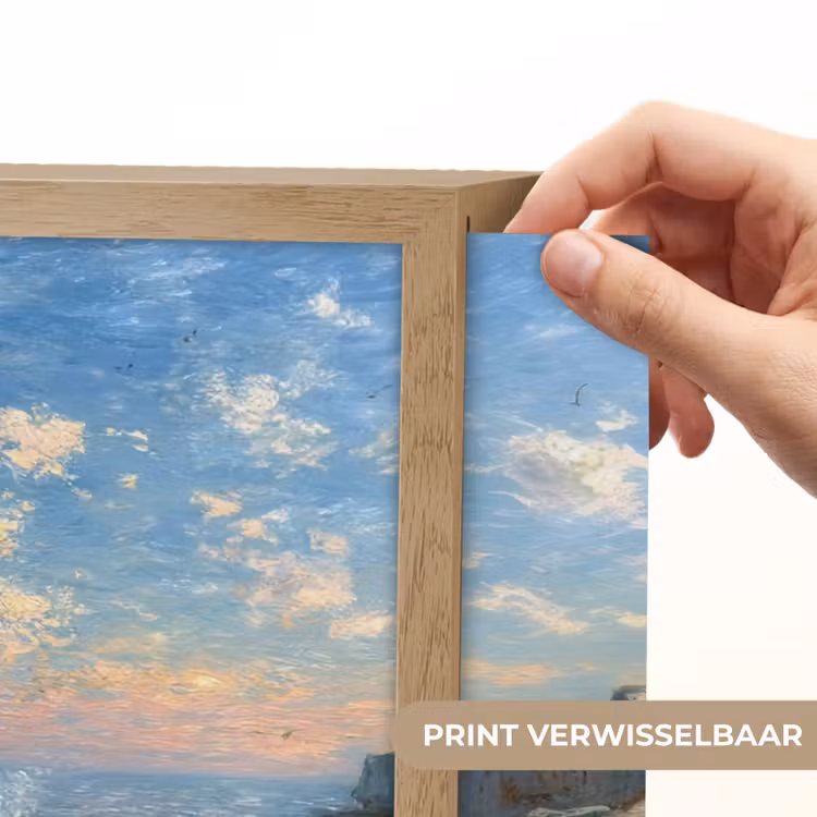 Lightbox - Wandlamp - Zee - Golven - Rotsen - Meeuwen — 5