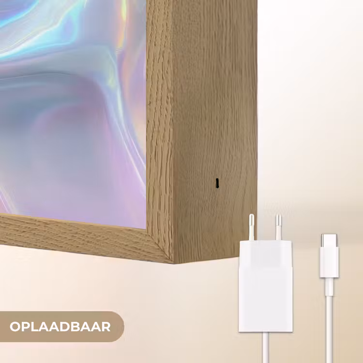 Lightbox - Wandlamp - Golvend - Pasteltinten - Glanzend - Stof — 7