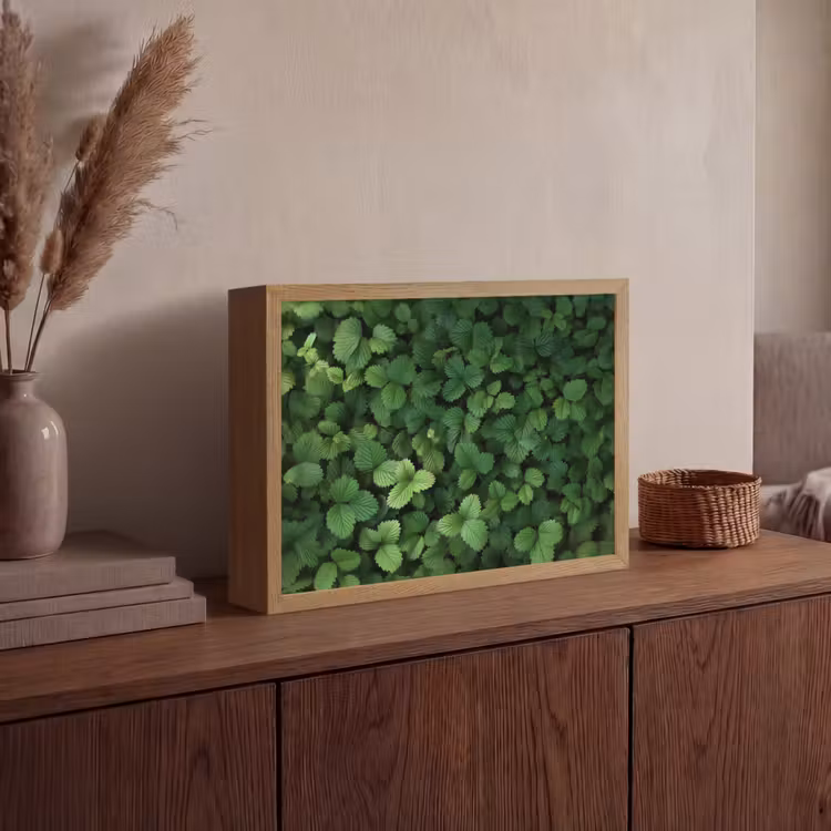 Lightbox - Wandlamp - Groen - Bladeren - Kartel - Zonlicht — 4