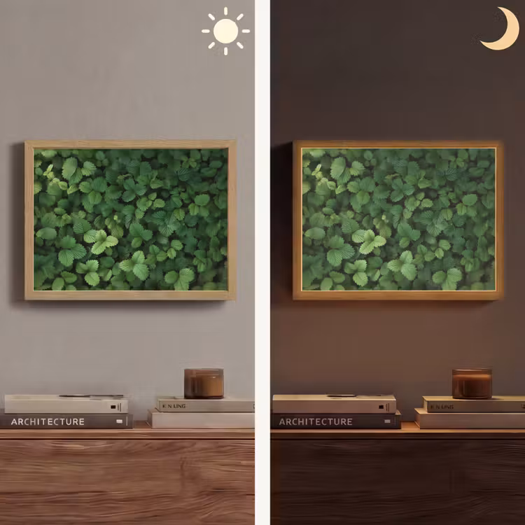 Lightbox - Wandlamp - Groen - Bladeren - Kartel - Zonlicht — 6