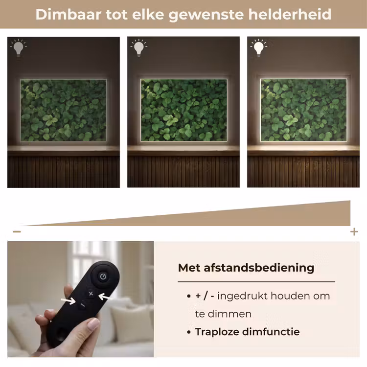 Lightbox - Wandlamp - Groen - Bladeren - Kartel - Zonlicht — 9