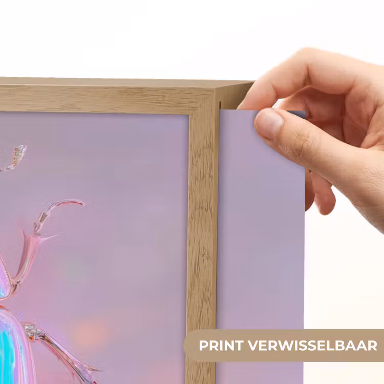 Lightbox - Wandlamp - Kever - Metallic - Lichteffect - Roze — 5