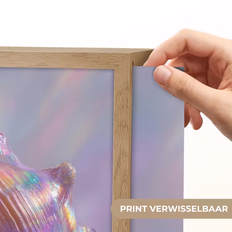 Lightbox - Wandlamp - Schelp - Glanzend - Regenboogtinten — 5