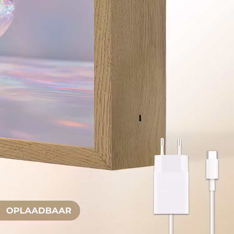 Lightbox - Wandlamp - Schelp - Glanzend - Regenboogtinten — 7