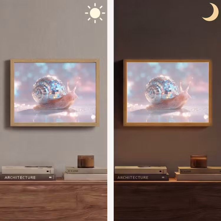 Lightbox - Wandlamp - Slak - Disco - Mozaïek - Blauw — 6