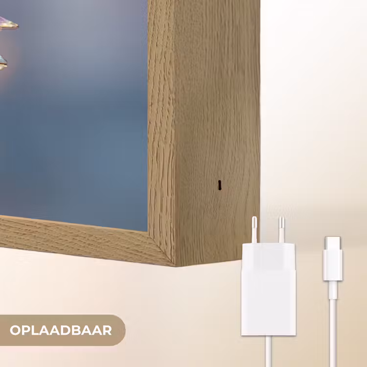 Lightbox - Wandlamp - Vlinder - Vleugels - Pastel - Glinstering — 7