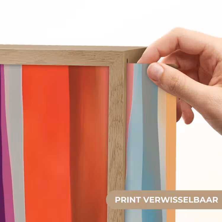 Lightbox - Wandlamp - Kleurbanen - Verticaal - Kleurrijk — 5