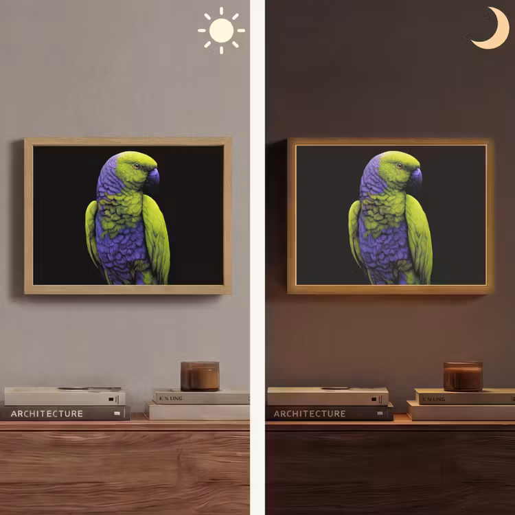 Lightbox - Wandlamp - Papegaai - Veren - Opvallend - Groen — 6