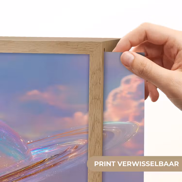 Lightbox - Wandlamp - Planeet - Lucht - Wolken - Pasteltinten — 5