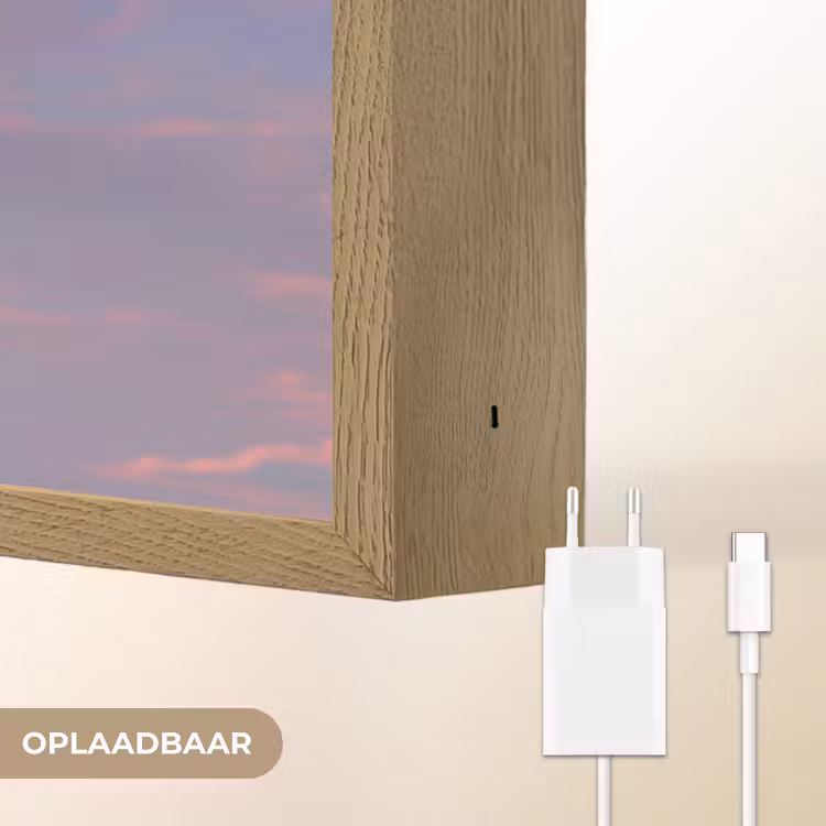 Lightbox - Wandlamp - Planeet - Lucht - Wolken - Pasteltinten — 7